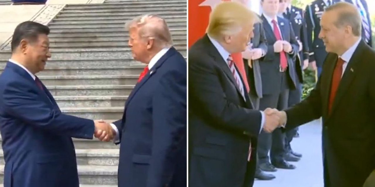 Trump "Güç Tokalaşması" Şi'ye Yenildi! Akıllara Erdoğan Geldi