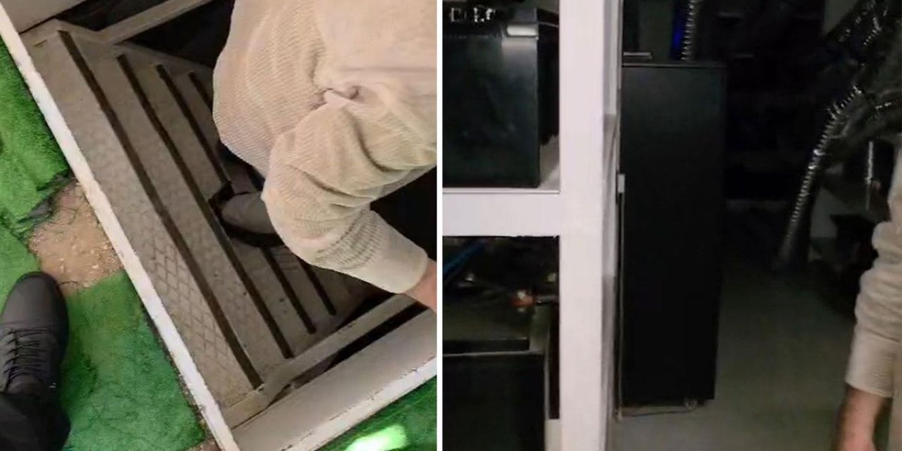 Tepebaşı Operasyonunda Gözaltına Alınan Şüphelinin Bahçesine Gömülü Gizli Oda Bulundu