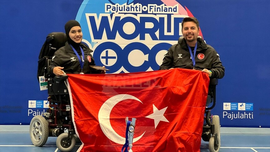 Para Milli Sporculardan Dünya Boccia Kupası'nda Çiftlerde Bronz Madalya