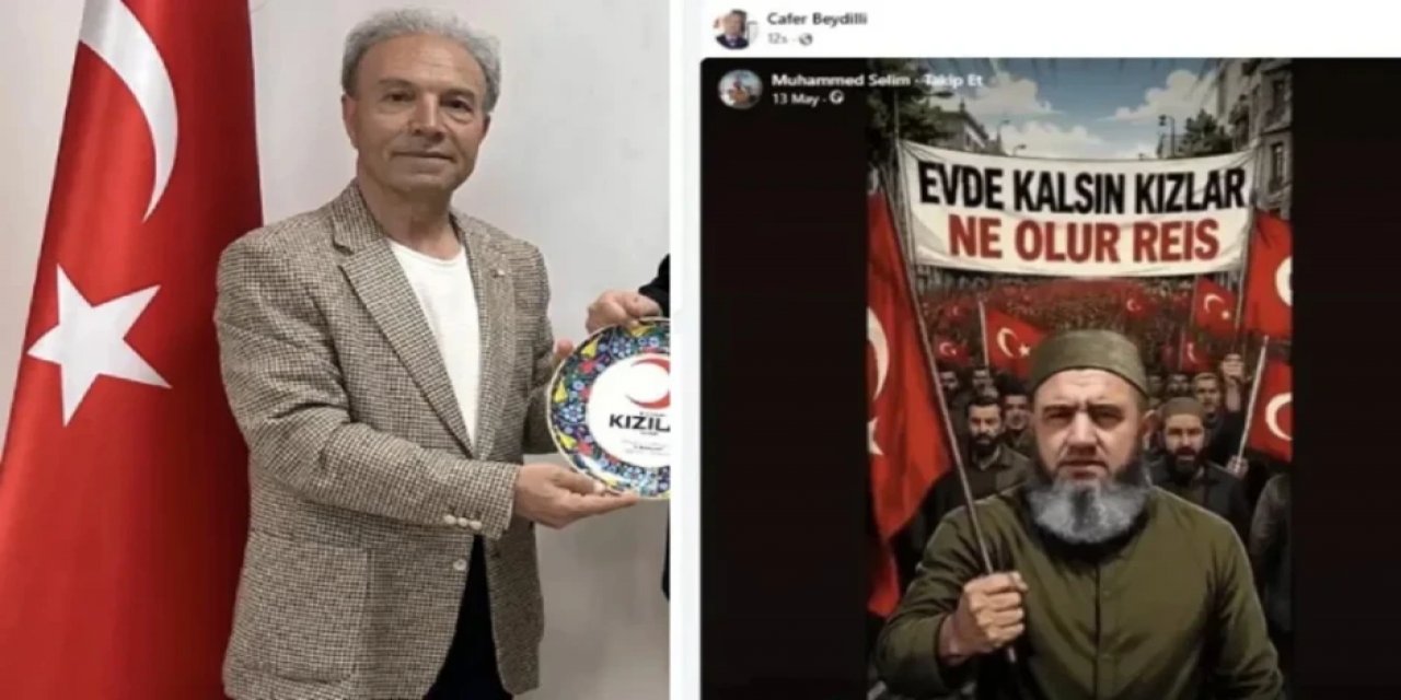 Kızılay Şube Başkanı, Tepkiler Üzerine Evde Kalsın Kızlar Ne Olur Reis Paylaşımını Sildi