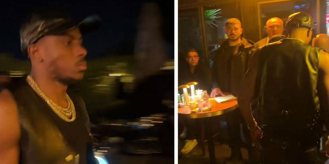 Geceye Damga Vuran Görüntü! Osimhen'in Surat İfadesini Görenler Anlam Veremedi