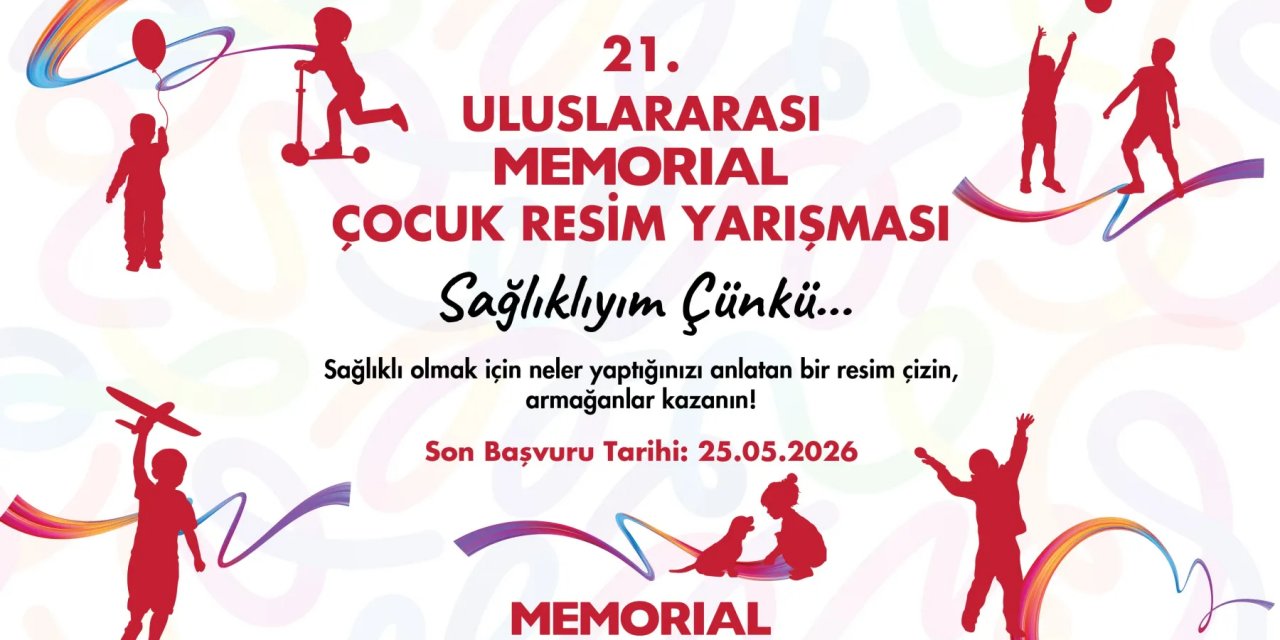 21. Memorial Uluslararası Çocuk Resim Yarışması'na Başvurular Devam Ediyor