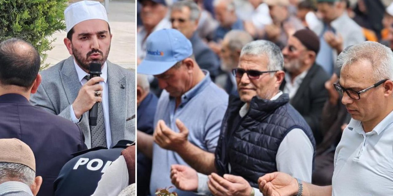 Görüntü Türkiye'den! Vatandaşlar Toplanıp Şükür Duası Yaptı