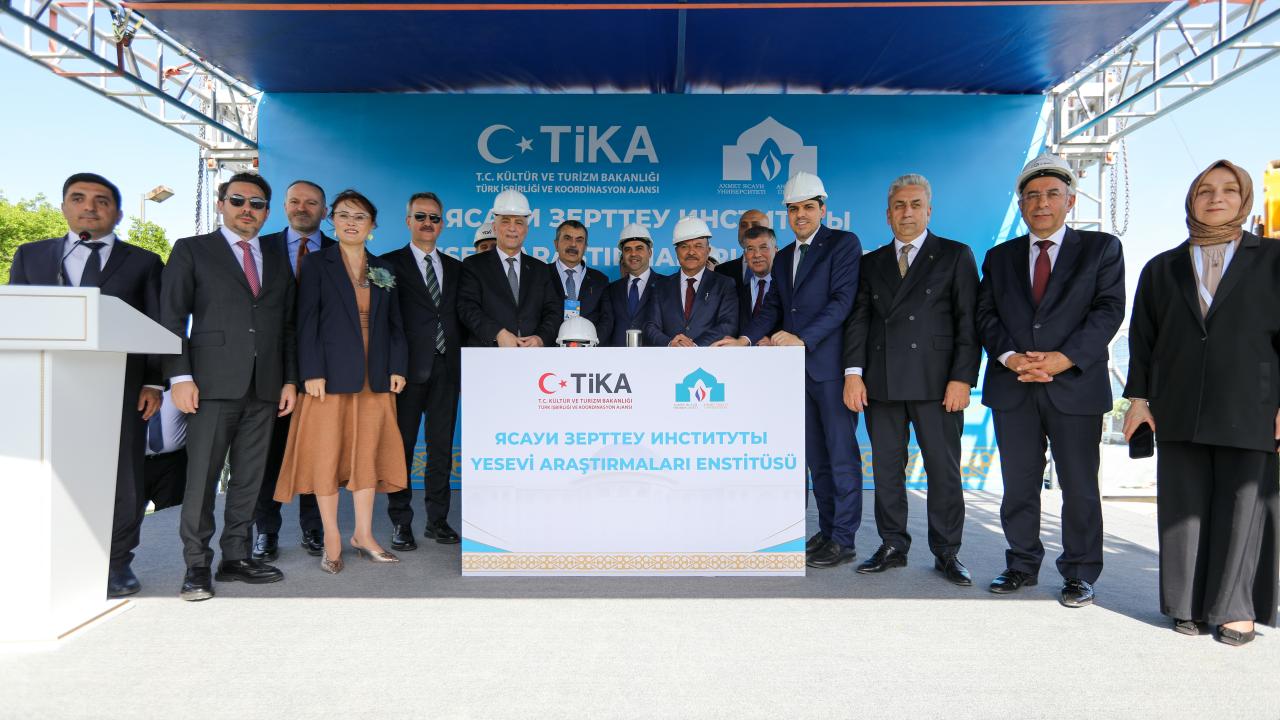 Kazakistan'da Yesevi Araştırmaları Enstitüsü'nün Temeli Atıldı