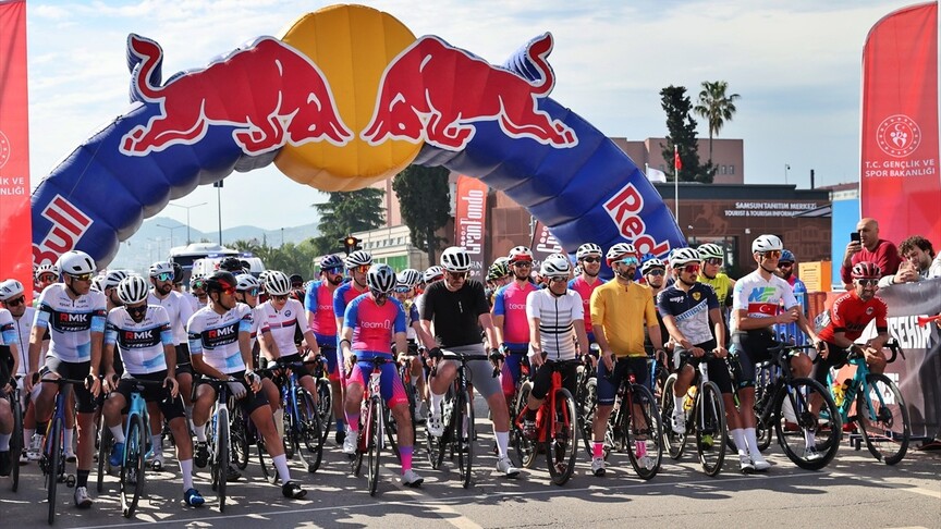 Samsun'da Gran Fondo Bisiklet Yarışı Düzenlendi