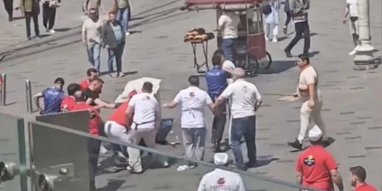 İstanbul'da Esnaftan Meydan Dayağı