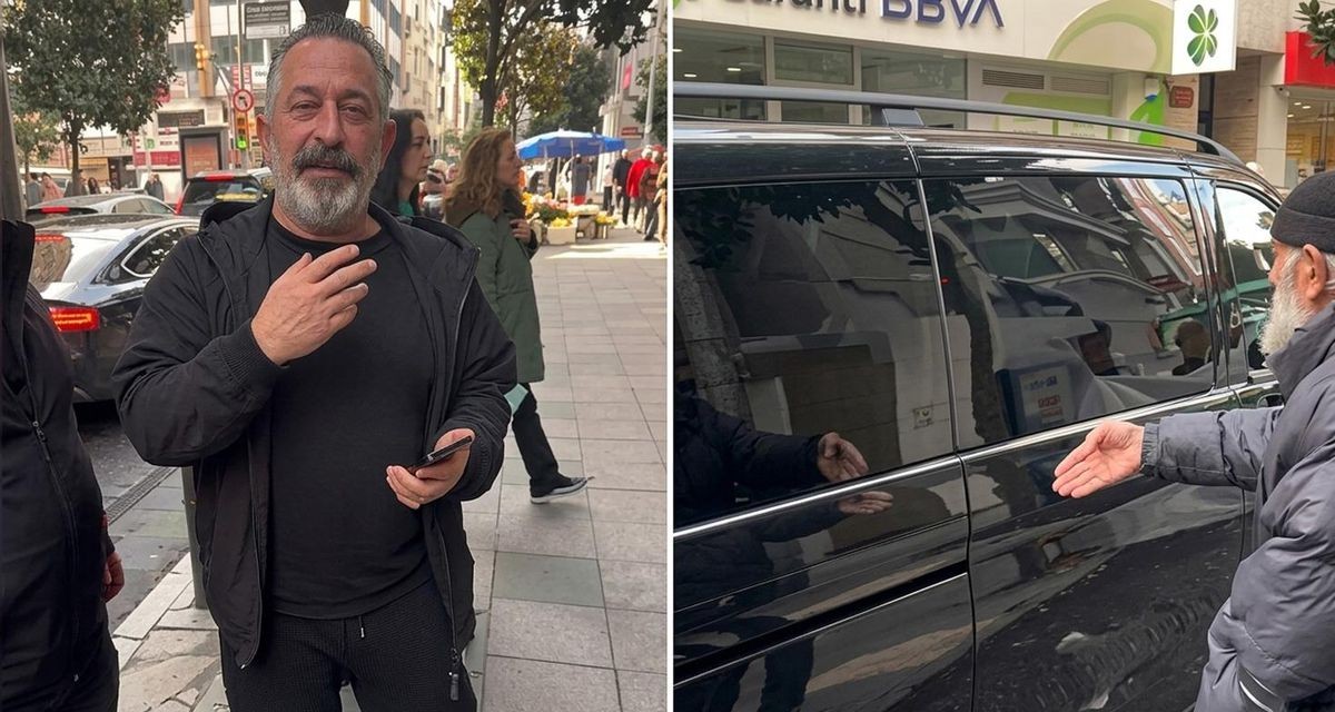 Cem Yılmaz'a Dilenciden Beddua Şoku