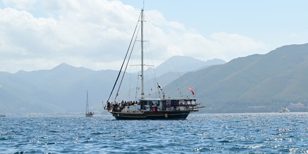 Küresel Sumud Filosu, Antalya Açıklarından Gazze'ye İlerleyişini Sürdürüyor