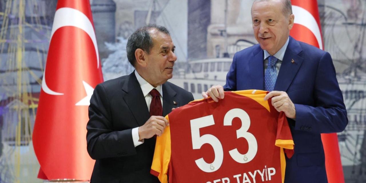 Cumhurbaşkanı Erdoğan, Süper Lig Şampiyonu Galatasaray'ı Kabul Etti