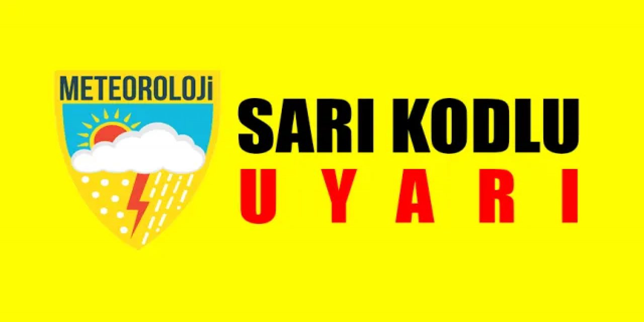 İçişleri Bakanlığından Bazı İller İçin Sarı Kodlu Meteorolojik Uyarı