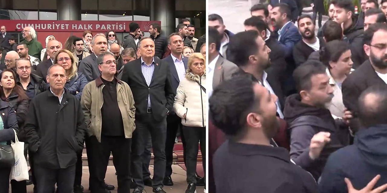CHP Genel Merkezi'nde Tahliye Gerginliği! Büyük Arbede Yaşandı