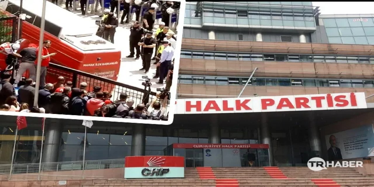 CHP Genel Merkezi'nin Tahliyesi İçin Polisler Harekete Geçti