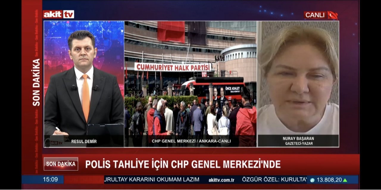 Gazeteci Nuray Başaran, Akit Tv'de Canlı Yayında...