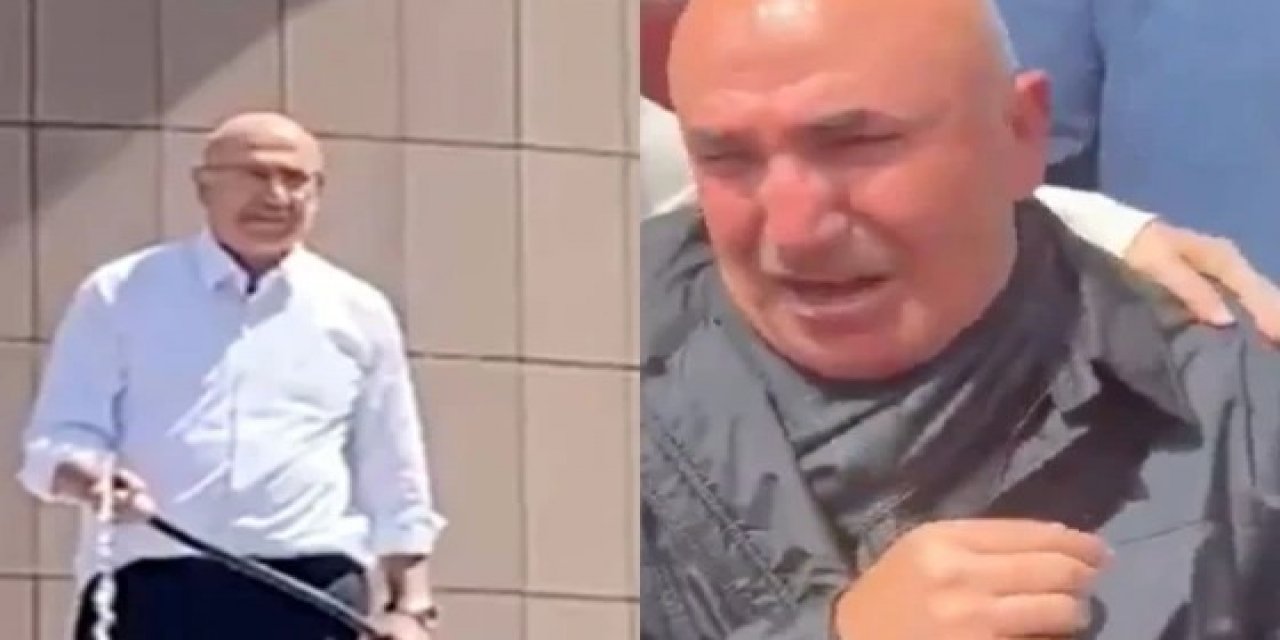 CHP'de Bir Garip Olay Daha! Hortumla Çatıya Çıkan Mahmut Tanal'a Protesto! "Hortumcu Mahmut..."