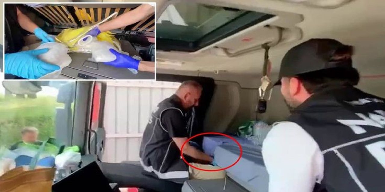 Tırda Yatağın Altından 12 Milyon 600 Bin TL'lik Uyuşturucu Çıktı