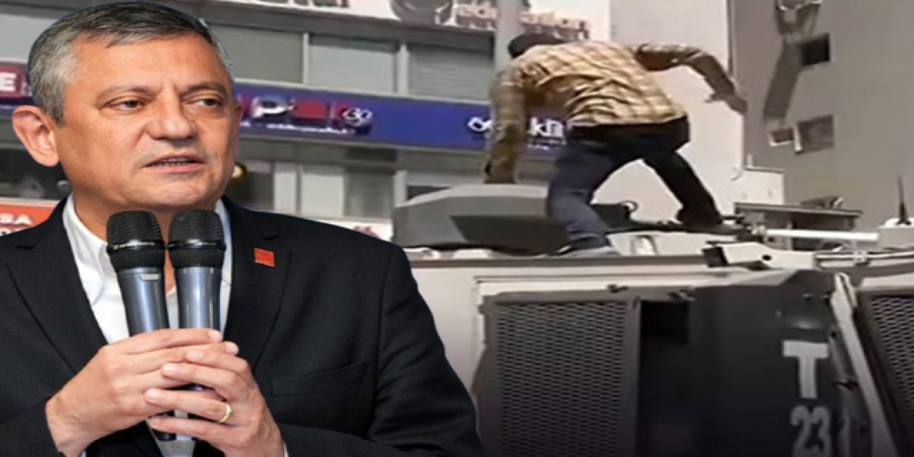 TOMA'nın Üstüne Çıkıp Zarar Veren Saldırgan Tutuklandı