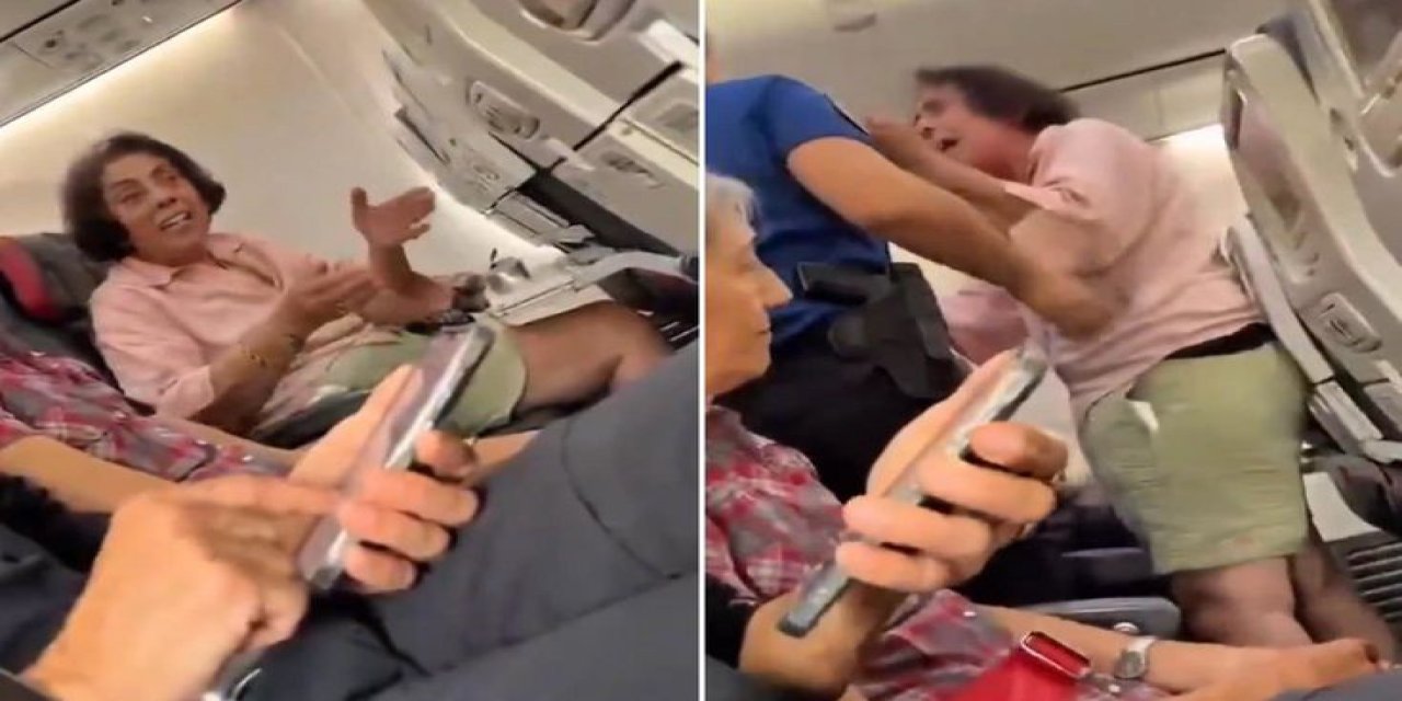 "Ben Bu Ülkeye Dolar Getiriyorum" Diyerek Uçakta Olay Çıkardı