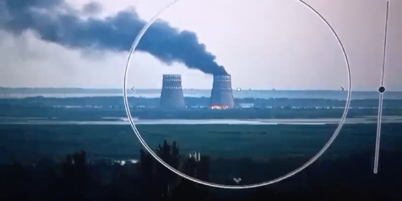Rosatom: Zaporijya Nükleer Güç Santrali'ne Ukrayna İha'sı İsabet Etti