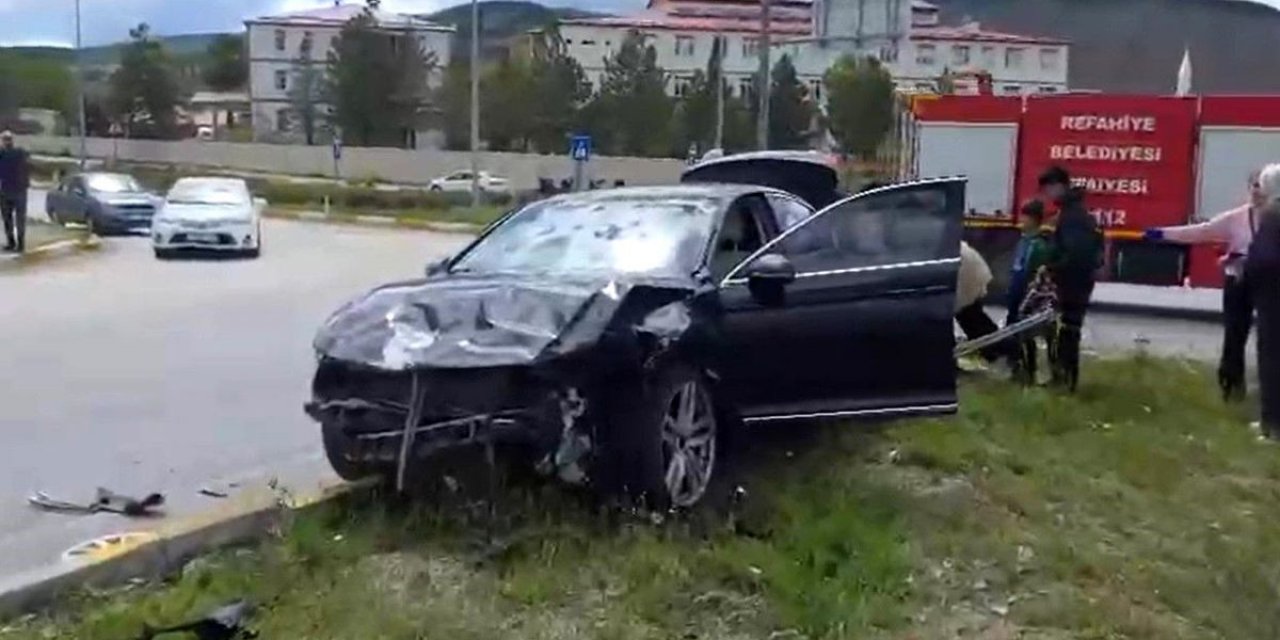 Refahiye'de Kaza: 6 Yaralı