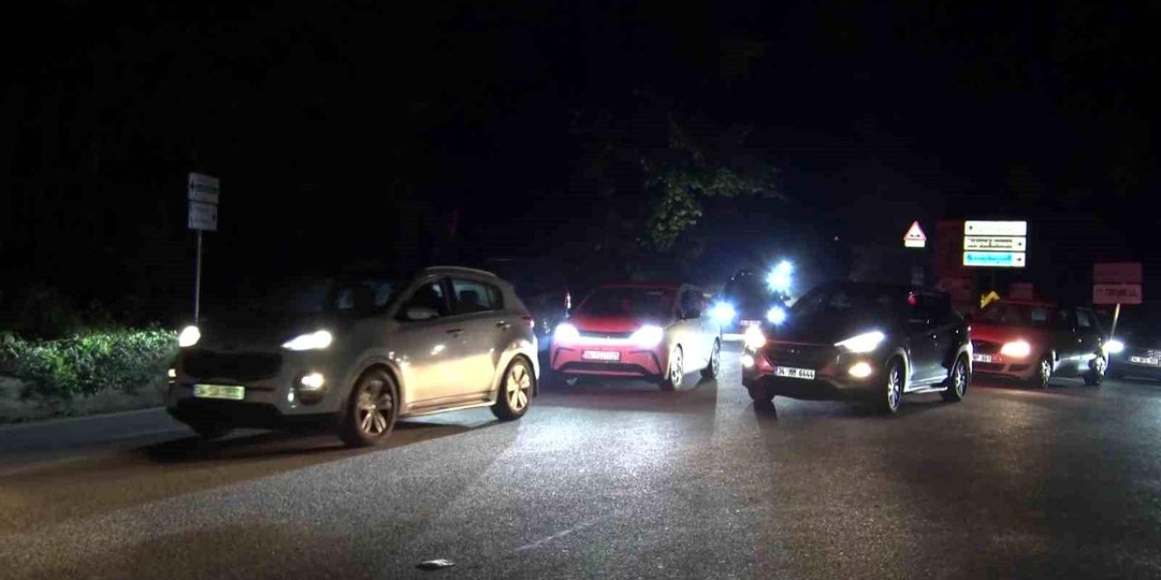 Bursa'da Tehlikeli Trafik Anları
