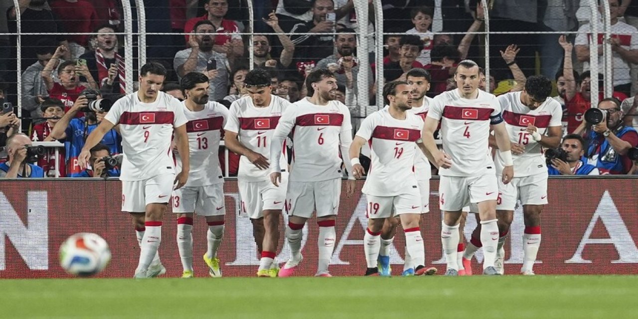 A Milli Futbol Takımı, Hazırlık Maçında Kuzey Makedonya'yı 4 Golle Yendi