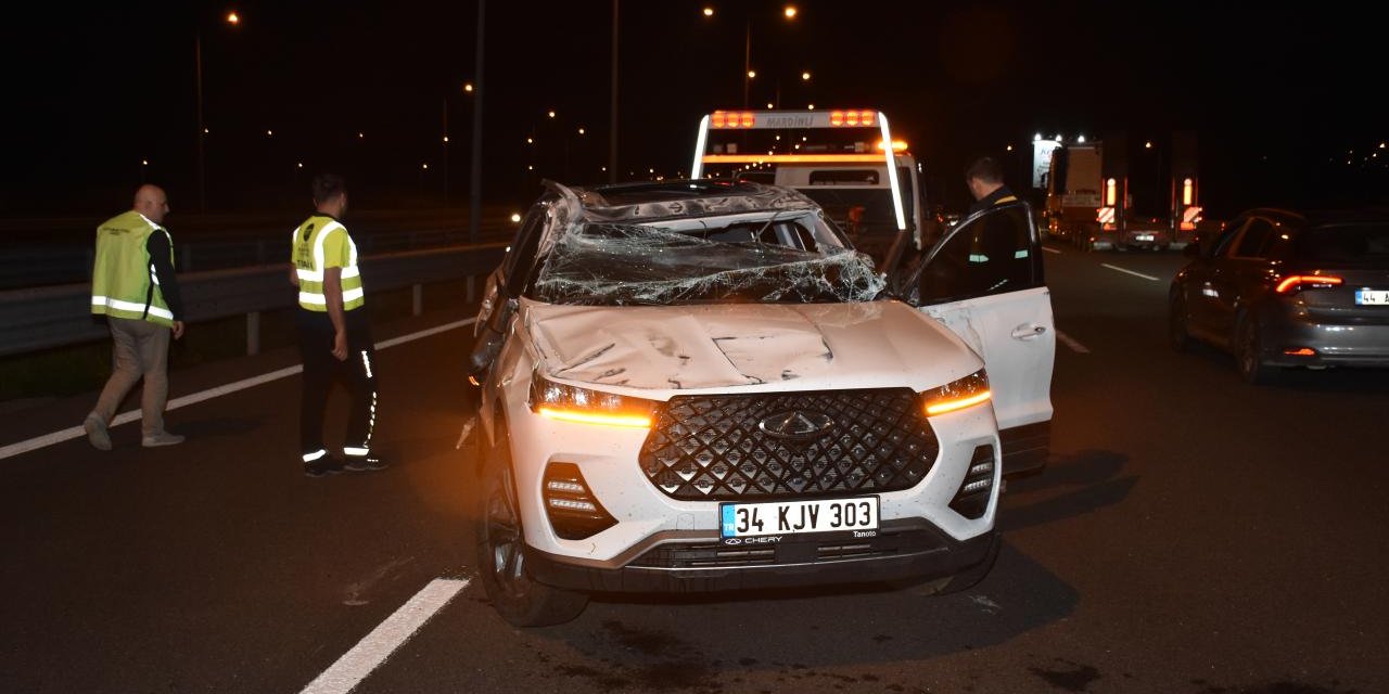 Kuzey Marmara Otoyolu'nda Trafik Kazası: 2 Yaralı