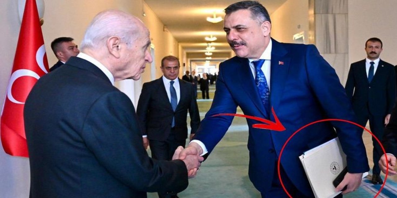 Bakan Çiftçi ile Bakan Gürlek, Devlet Bahçeli'yi Ziyaret Etti! Dikkat Çeken Dosya Detayı