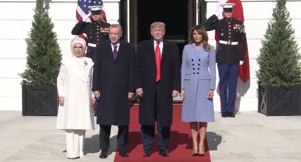 Cumhurbaşkanı Erdoğan Beyaz Saray'da