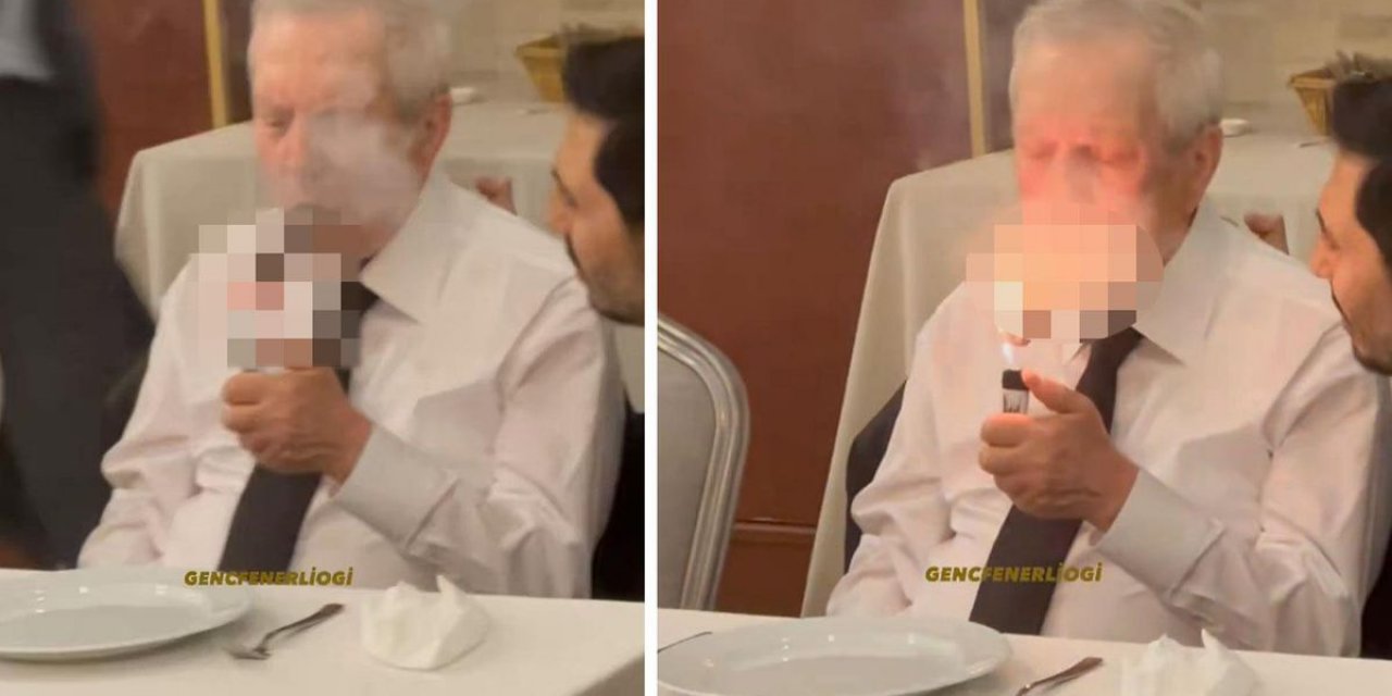 Aziz Yıldırım'ın Keyfi Yerinde! Toplantının Ardından Puro İçti