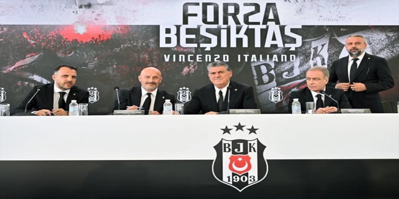 Beşiktaş'ta Vincenzo Italiano İçin İmza Töreni Gerçekleştirildi