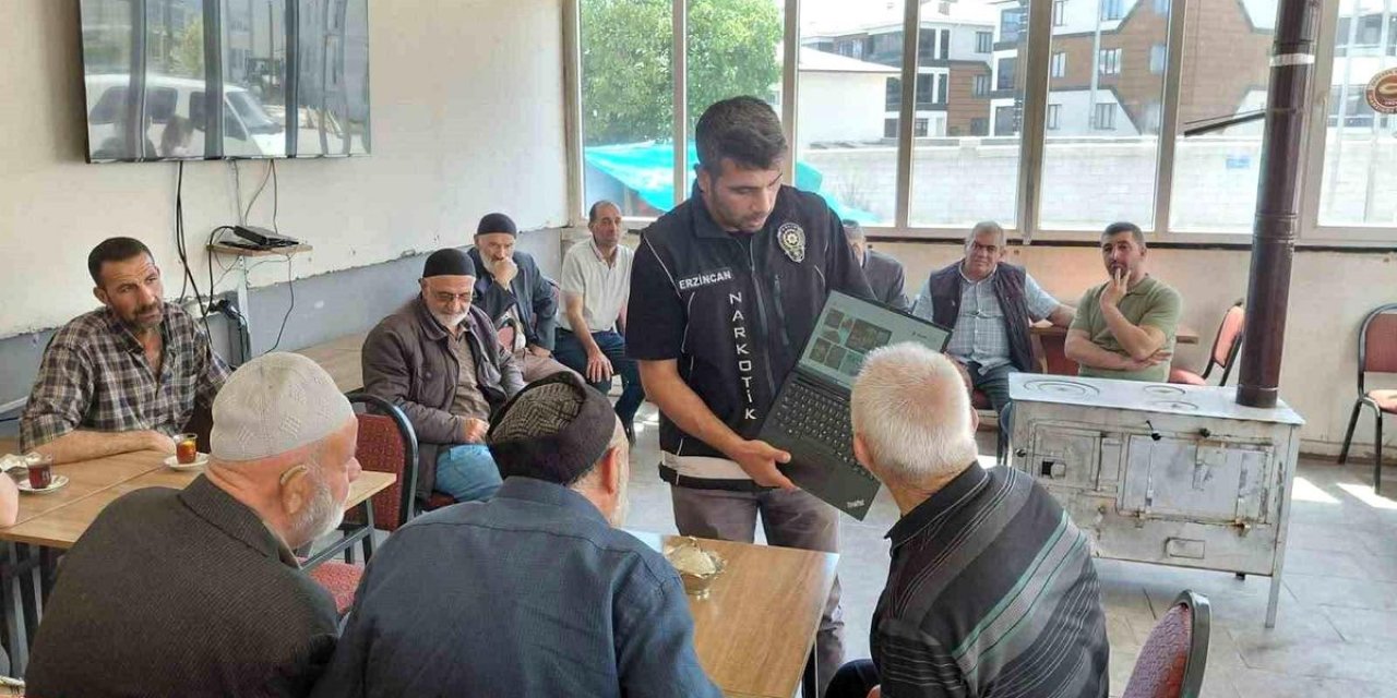 Erzincan'da Bin 535 Kişiye Uyuşturucuyla Mücadele Anlatıldı
