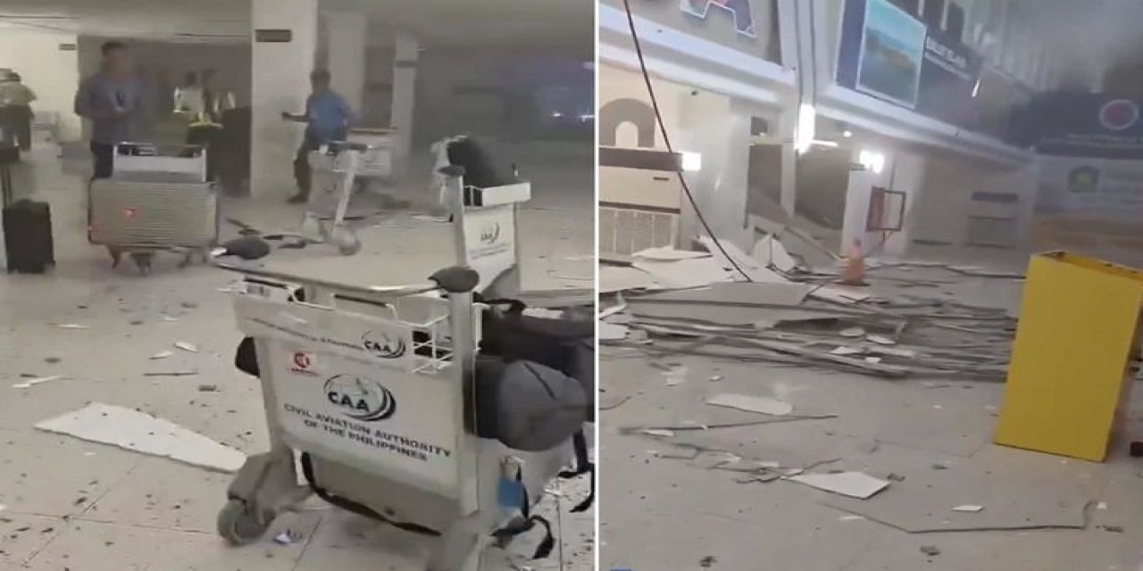 Filipinler'deki 7,8'lik Deprem Uluslararası Havalimanında Ağır Hasara Yol Açtı