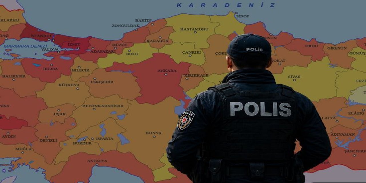 Türkiye'nin En Güvenli 5 Şehri! İşte Yüzde 88 İle İlk Sıradaki İlimiz