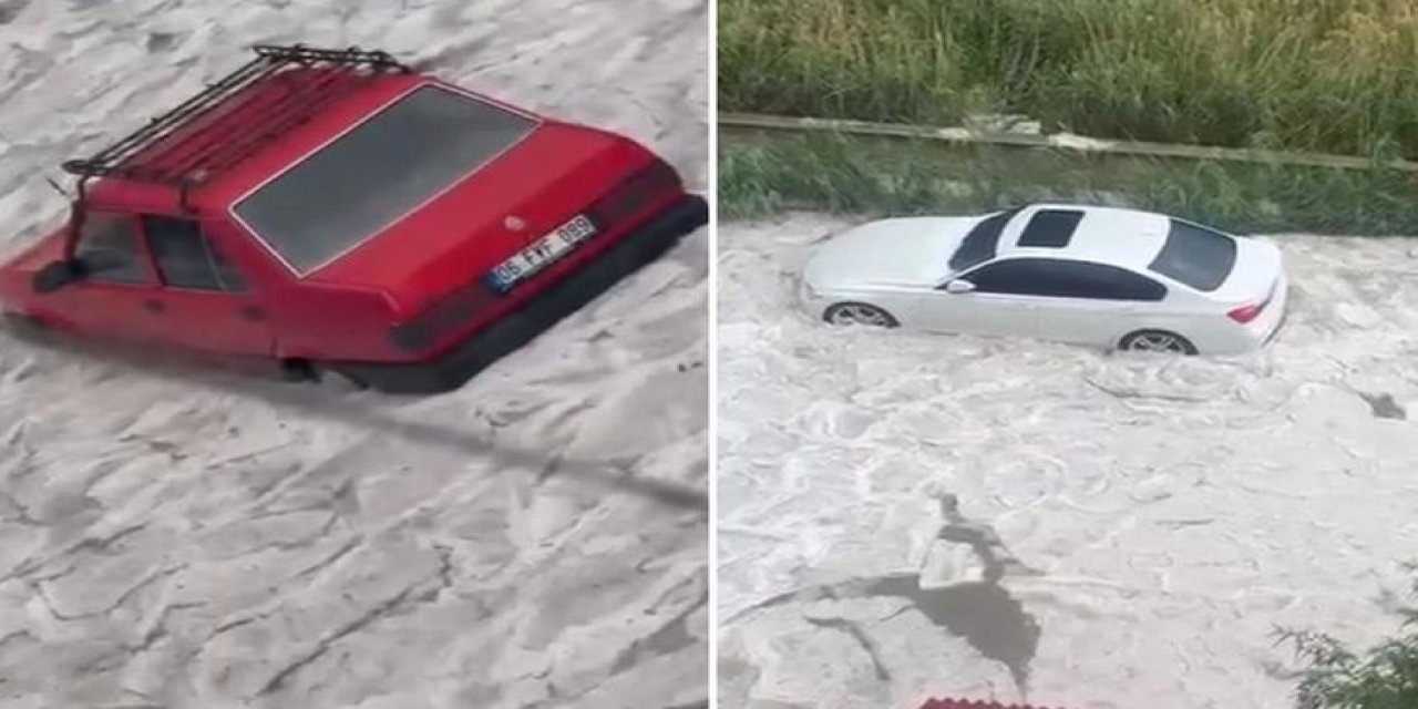 Başkenti Sağanak Ve Dolu Vurdu, Yaşam Durma Noktasında Geldi