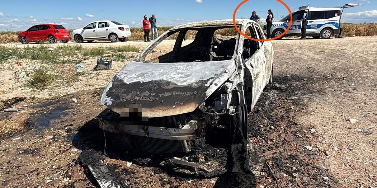 Eşi Aracını Yaktı, Hamile Kadın Gözyaşlarına Boğuldu