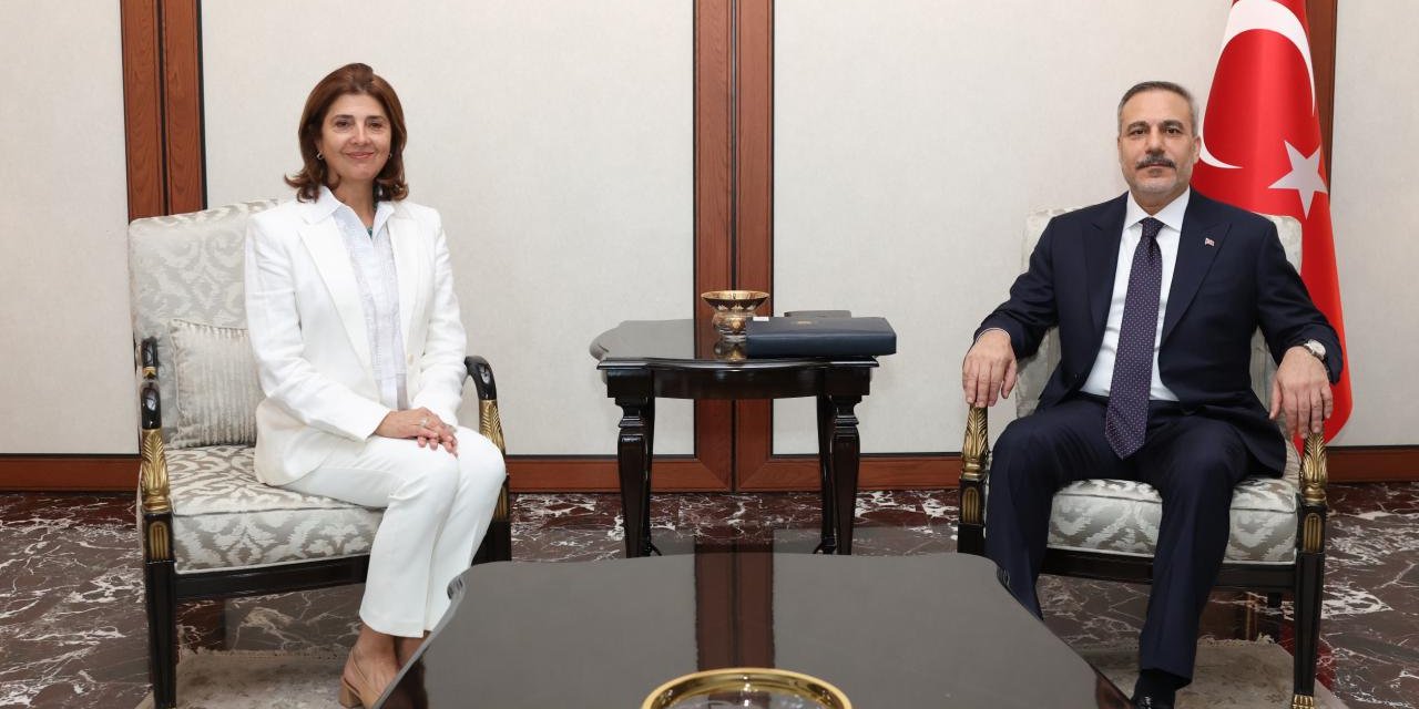 Dışişleri Bakanı Fidan, Maria Angela Holguin Cuellar'ı Kabul Etti