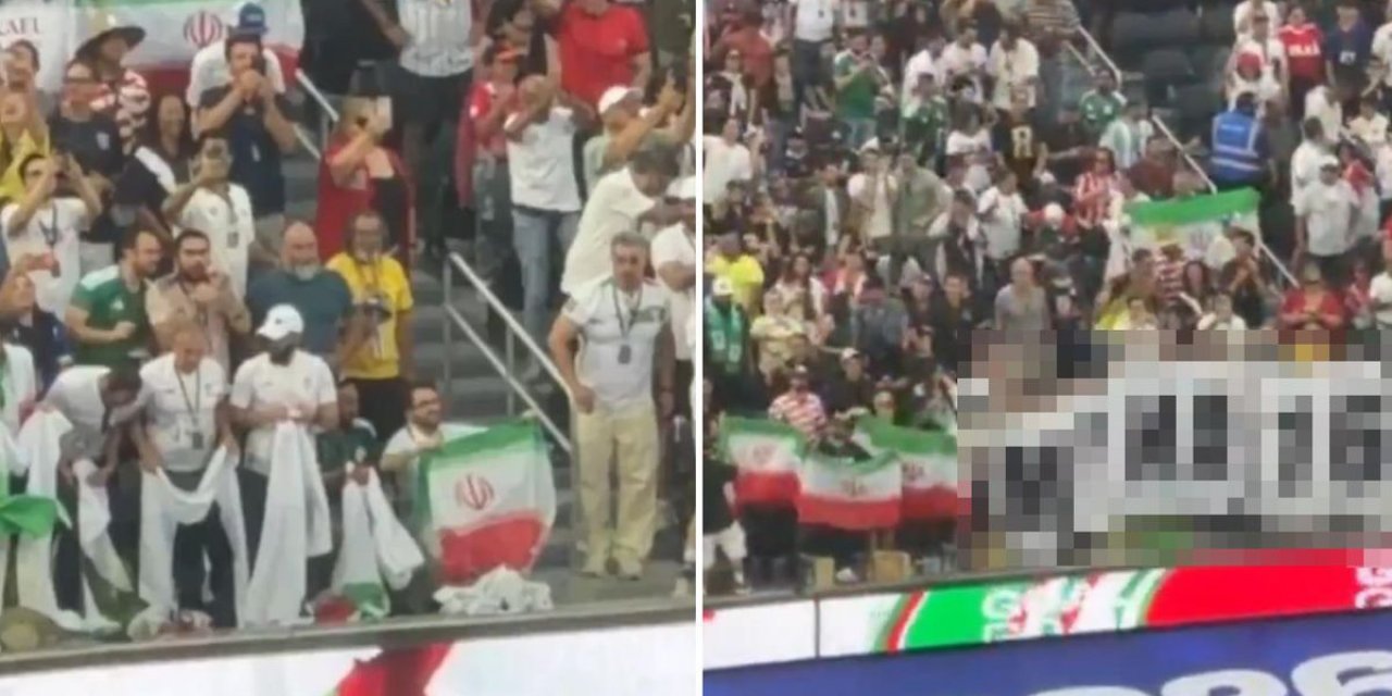 İran Maçına Damga Vuran "Katliam" Pankartı
