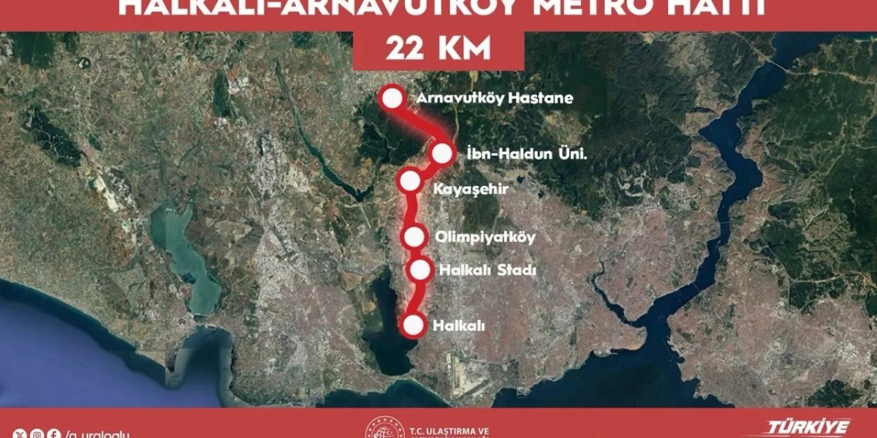 Halkalı-Arnavutköy Hattı 19 Haziran'da Açılacak