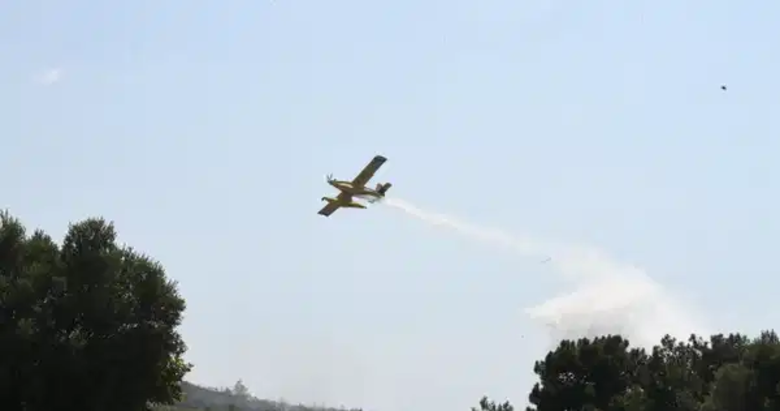 İzmir'de Makilik Alanda Çıkan Yangın Kontrol Altında