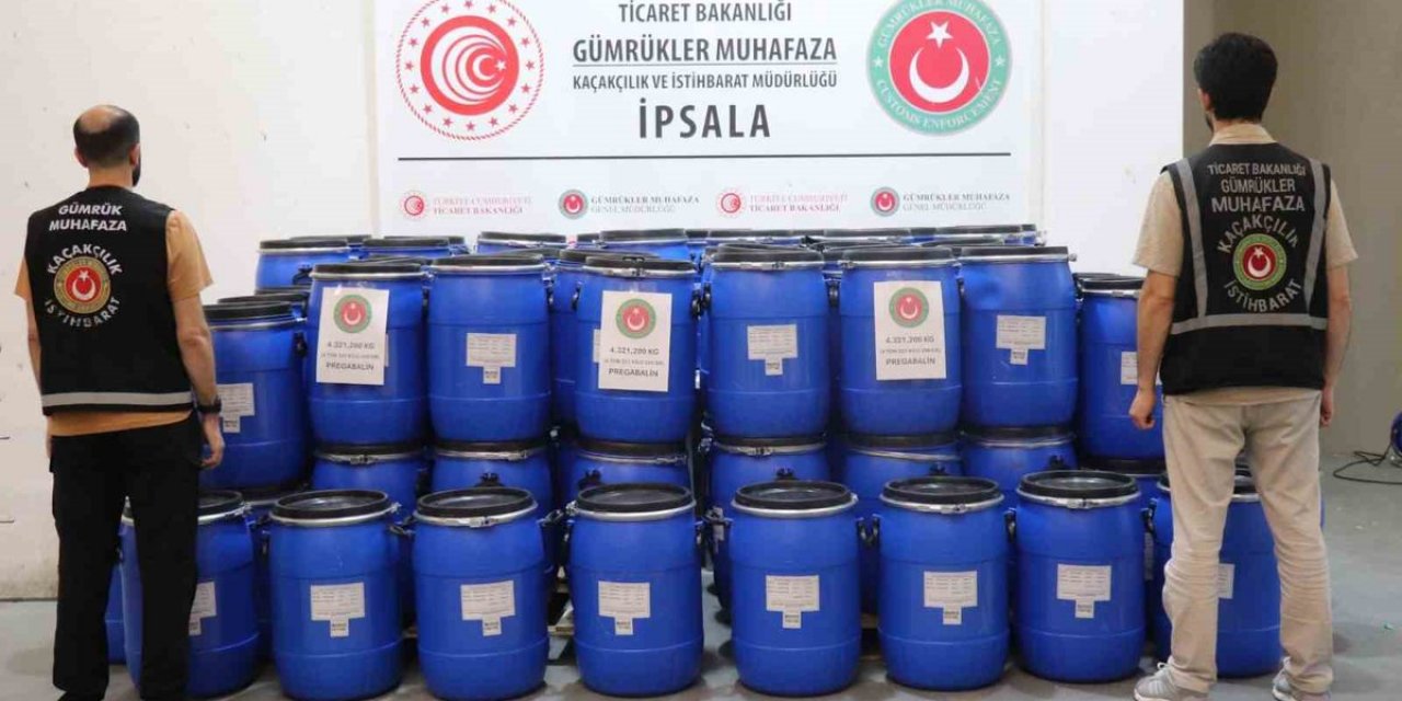 İpsala Gümrük Kapısı'nda Piyasa Değeri 3 Milyar TL Olan 4,3 Ton Uyuşturucu Ele Geçirildi