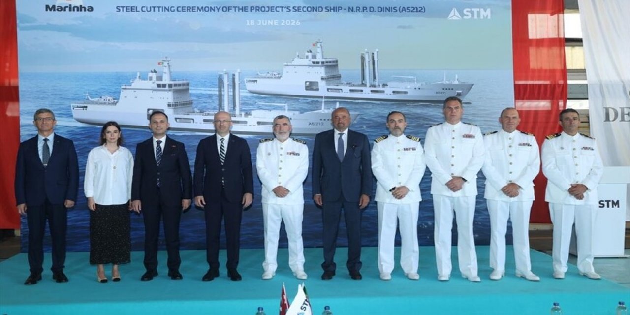 Türkiye'nin Portekiz'e Tarihi Askeri Gemi İhracatında İkinci Geminin Üretimi Başladı