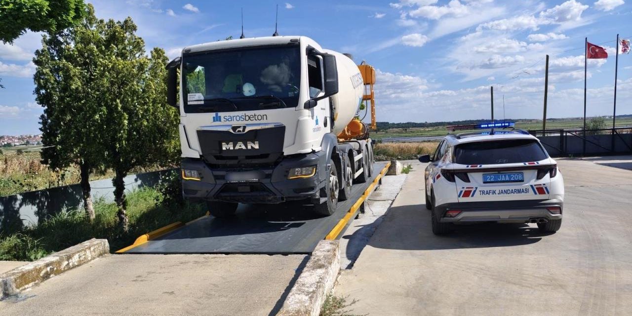 Taşıma Sınırını Aşan Kamyon Sürücüsüne 60 Bin Lira Ceza
