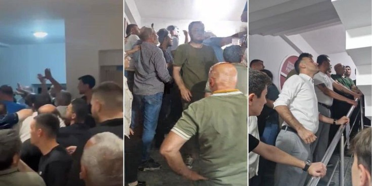 CHP İzmir'de Gece Yarısı Arbedesi, Yeni İl Başkanı Utku Gümrükçü Binaya Girdi, Ortalık Karıştı