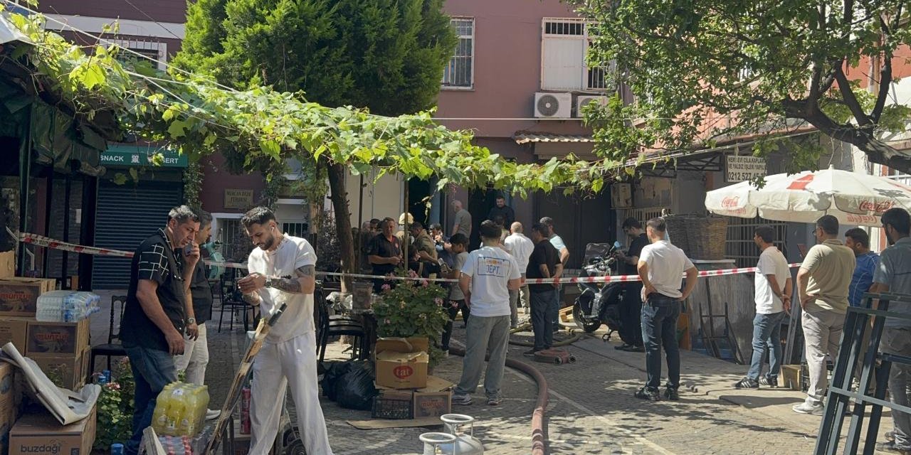 İstanbul'da Tekstil Atölyesinde Yangın