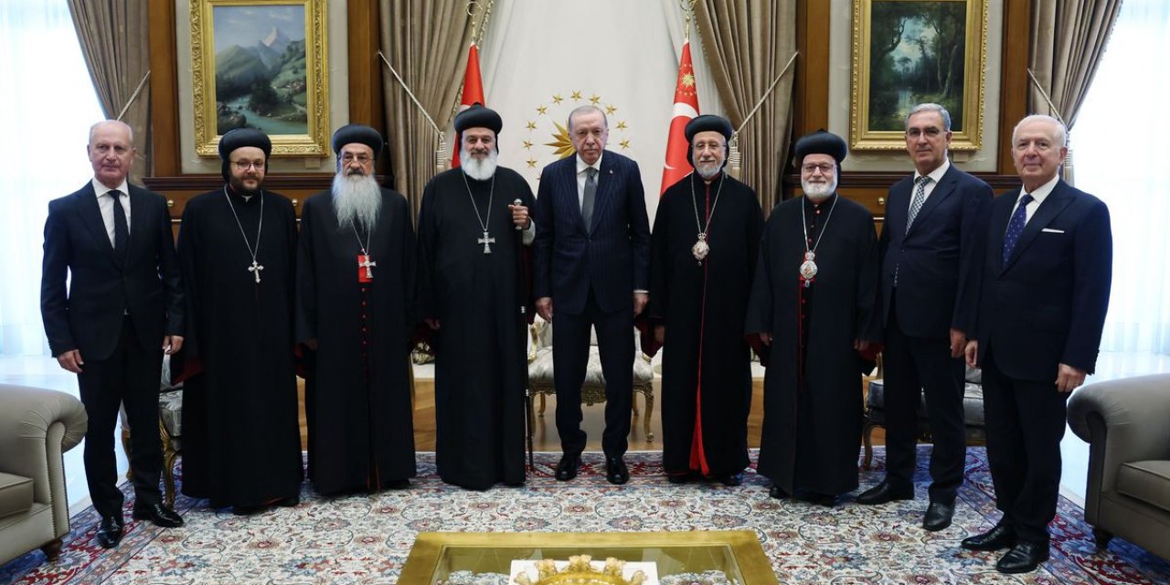 Cumhurbaşkanı Erdoğan, Süryani Ortodoks Kilisesi Patriğini Kabul Etti