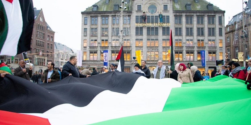 Hollanda'da İsrail Protestosu