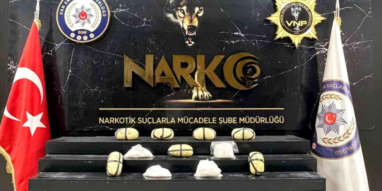 Van'da 10 Kilogram Uyuşturucu Ele Geçirildi