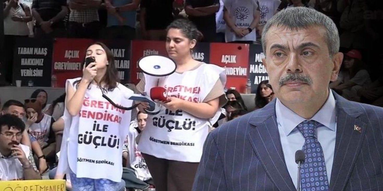 Bakan Tekin Açlık Grevindeki Öğretmenlerle İlgili İlk Kez Konuştu: Keşke Gelip Bize Söyleselerdi