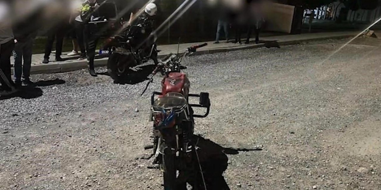 Kayseri'de Motosiklet Kovalamacası