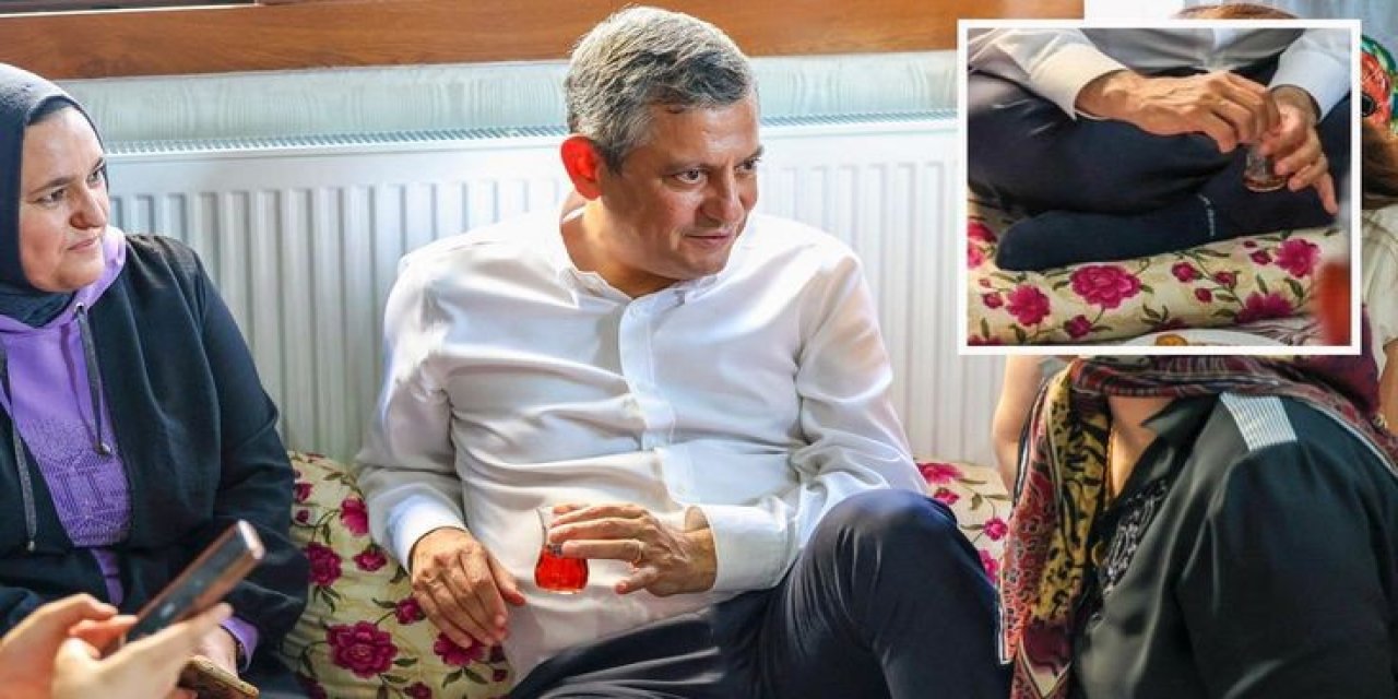 Özgür Özel’in Çorabını Görenler Bir Daha Baktı